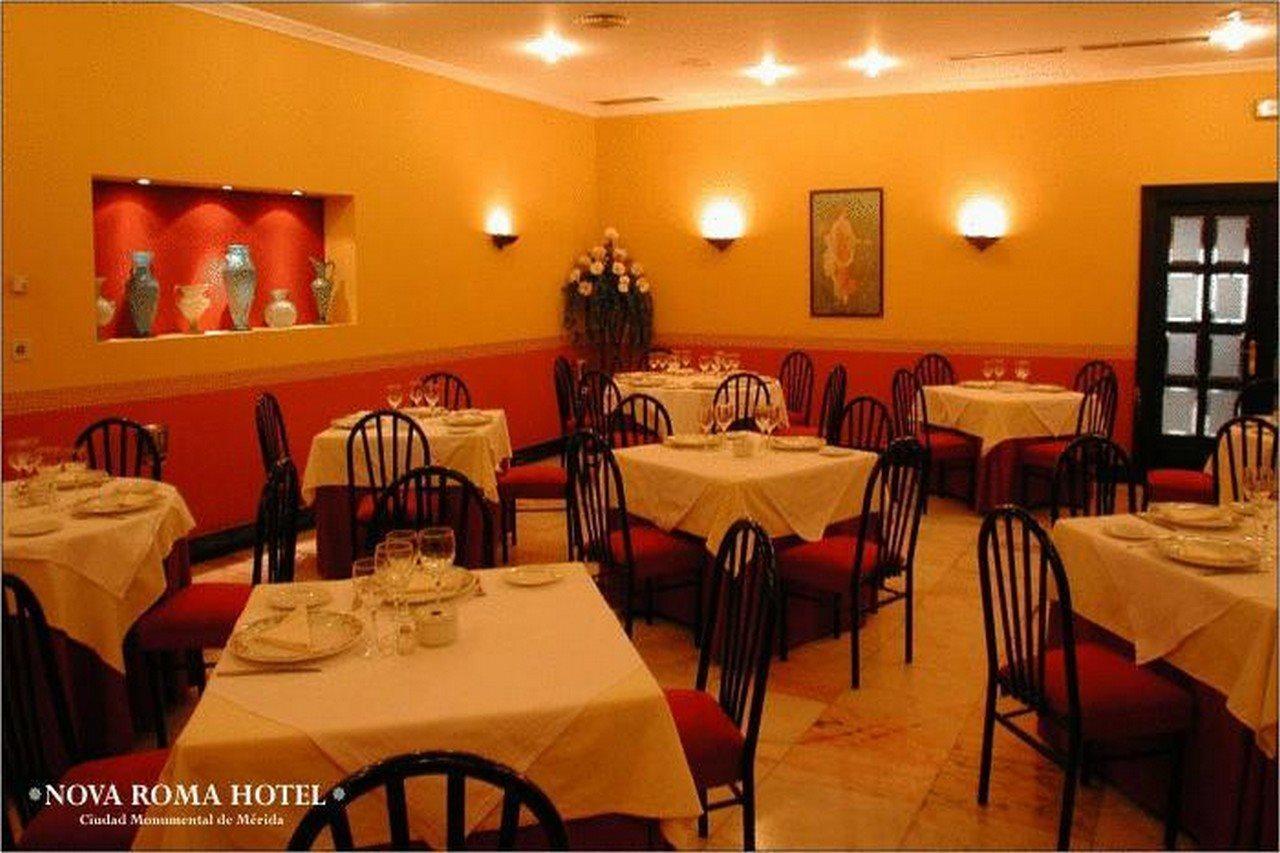 Nova Roma Hotel Mérida Restoran gambar
